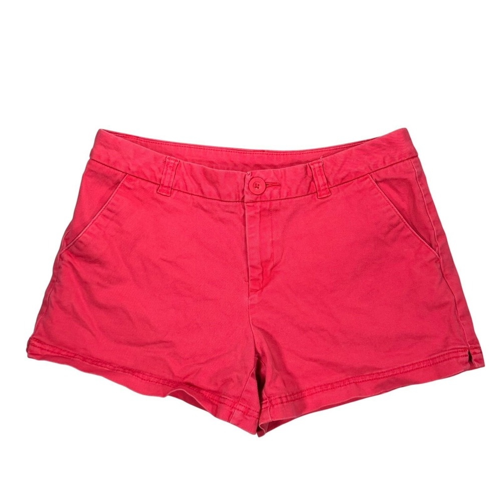 BCG Chino Shorts Size 4 Women Bright Pink Cotton Blend Summer Casual